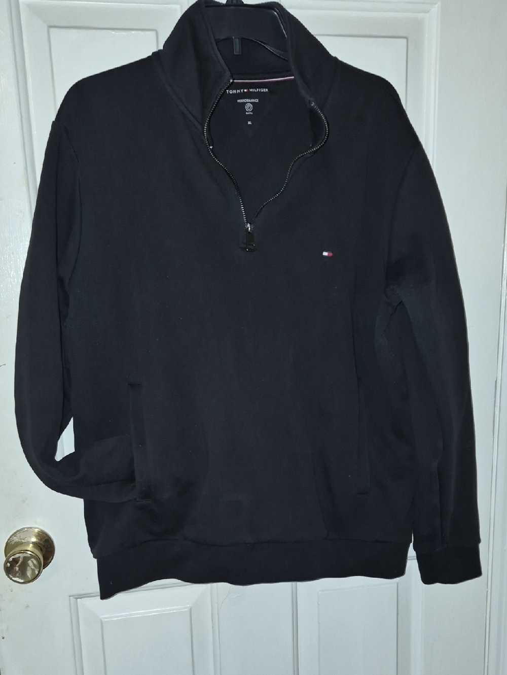 Tommy Hilfiger Performace Quick Dry Quarter-Zip Pullover Sweater XL